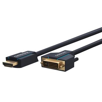 Clicktronic DVI / HDMI Kaapeli - 5m