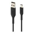 Belkin BOOST CHARGE USB-A / Type-C -kaapeli - 15cm - Musta