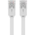 Goobay RJ45 Litteä Verkkokaapeli U/UTP CAT 6 - 0.5m - Valkoinen