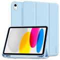 iPad (2022) Tech-Protect SmartCase Pen Tri-Fold Folio kotelo - Sky Sininen