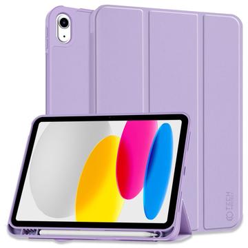 iPad (2022) Tech-Protect SmartCase Pen Tri-Fold Folio kotelo - Violetti