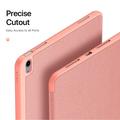 iPad Air 13 (2024) Dux Ducis Domo Tri-Fold Smart Lompakkokotelo - Pinkki