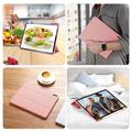 iPad Air 13 (2024) Dux Ducis Domo Tri-Fold Smart Lompakkokotelo - Pinkki