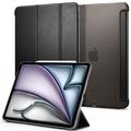 iPad Air 13 2024/2025 Spigen Smart Fold Folio -kotelo - Musta