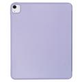 iPad Air 13 (2024) Tech-Protect SmartCase Pen Tri-Fold Folio kotelo - Violetti