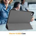 iPad Air 13 (2025) Tri-Fold Series Smart Folio -kotelo - harmaa