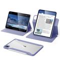 iPad Pro 13 (2024) ESR Rebound Hybrid Tri-Fold Folio Kotelo - Violetti