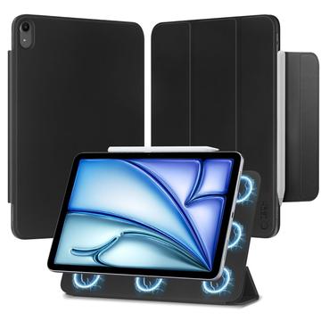 iPad Air 2020/2022/2024 Tech-Protect SmartCase magneettinen kolminkertainen foliokotelo - musta