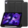 iPad Air 2020/2022/2024 Tech-Protect SmartCase Pen Tri-Fold Folio -kotelo - Musta