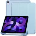 iPad Air 2020/2022/2024 Tech-Protect SmartCase Pen Tri-Fold Folio -kotelo - taivaansininen