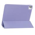 iPad Pro 11 (2024) Tech-Protect SmartCase Pen Tri-Fold Folio kotelo - Violetti