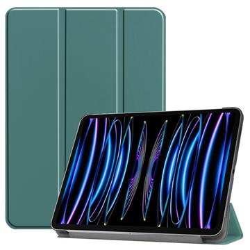 iPad Pro 11 (2024) Tri-Fold Sarjan Smart Lompakkokotelo - Vihreä