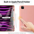 iPad Pro 13 (2024) Dux Ducis Domo Tri-Fold Smart Lompakkokotelo - Pinkki