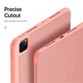 iPad Pro 13 (2024) Dux Ducis Domo Tri-Fold Smart Lompakkokotelo - Pinkki