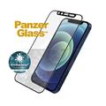 iPhone 12 Mini PanzerGlass Case Friendly Swarovski CamSlider Panssarilasi - 9H - Musta Reuna