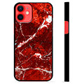 iPhone 12 mini Suojakuori - Punainen Marmori