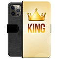 iPhone 12 Pro Max Premium Lompakkokotelo - Kuningas