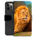 iPhone 12 Pro Max Premium Lompakkokotelo - Leijona