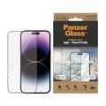 iPhone 14 Pro Max PanzerGlass Ultra-Wide Fit Anti-Reflective EasyAligner Panssarilasi - 9H - Musta Reuna