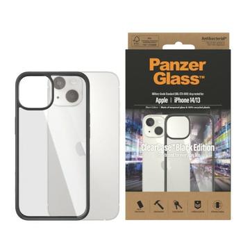 iPhone 13/14/15 PanzerGlass ClearCase Antibakteerinen Kotelo - Musta / Kirkas