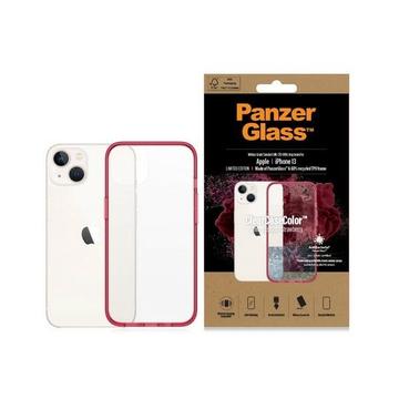 iPhone 13/14/15 PanzerGlass ClearCase Antibakteerinen Kotelo - Punainen / Kirkas