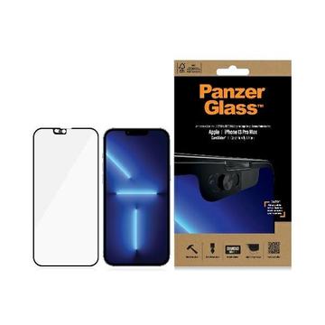 iPhone 13 Pro Max PanzerGlass Case Friendly CamSlider Panssarilasi - 9H - Musta Reuna