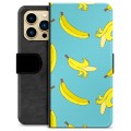 iPhone 13 Pro Max Premium Lompakkokotelo - Banaanit