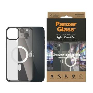 iPhone 14 Plus/15 Plus PanzerGlass ClearCase MagSafe antibakteerinen kotelo - musta / kirkas