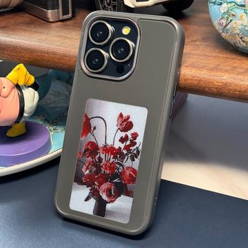 iPhone 14 Pro DIY E-InkCase NFC kotelo - Musta