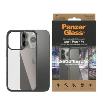 iPhone 14 Pro PanzerGlass ClearCase Antibakteerinen Kotelo - Musta / Kirkas