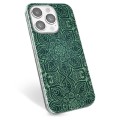 iPhone 14 Pro TPU Suojakuori - Vihreä Mandala