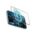 iPhone 15/16 PanzerGlass Gaming Ultra-Wide Fit EasyAligner Panssarilasi - 9H - musta reuna