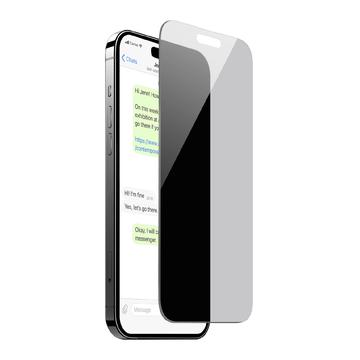 iPhone 15/16 Puro Privacy Panssarilasi 9H - Vakoilun vastainen