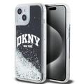 iPhone 15 DKNY Liquid Glitter Arch Logo Suojakuori