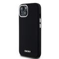 iPhone 15 DKNY Liquid Silicone Metal Logo Suojakuori - Magsafe-yhteensopiva