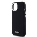 iPhone 15 DKNY Liquid Silicone Metal Logo Suojakuori - Magsafe-yhteensopiva