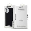 iPhone 15 DKNY Liquid Silicone Metal Logo Suojakuori - Magsafe-yhteensopiva