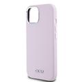 iPhone 15 DKNY Liquid Silikoni Metallilogokotelo - Magsafe yhteensopiva