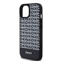 iPhone 15 DKNY Toista kuvio Bottom Stripe Suojakuori - MagSafe yhteensopiva - Musta