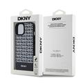 iPhone 15 DKNY Toista kuvio Bottom Stripe Suojakuori - MagSafe yhteensopiva - Musta