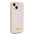 iPhone 15 Guess Iridescent Metal Script Hybrid Kotelo