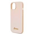 iPhone 15 Guess Iridescent Metal Script Hybrid Kotelo