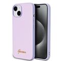 iPhone 15 Guess Iridescent Metal Script Hybrid Kotelo