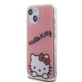 iPhone 15 Hello Kitty IML Daydreaming Kotelo - Vaaleanpunainen