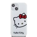 iPhone 15 Hello Kitty IML Kitty Pää Kotelo - Valkoinen