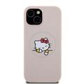 iPhone 15 Hello Kitty Kitty Kitty Asleep MagSafe Kotelo - Vaaleanpunainen