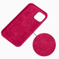 iPhone 15 Liquid Silicone Suojakuori - Kuuma Pinkki