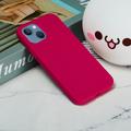 iPhone 15 Liquid Silicone Suojakuori - Kuuma Pinkki