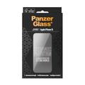 iPhone 15 PanzerGlass Ceramic Protection Ultra-Wide Fit EasyAligner -näytönsuoja - 9H - musta reuna