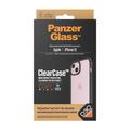 iPhone 15 PanzerGlass ClearCase D3O Bio kotelo - musta / kirkas